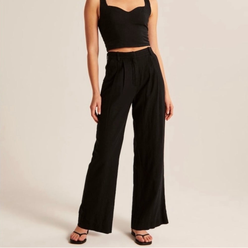 NWT Abercrombie & Fitch Linen Pants XS Short